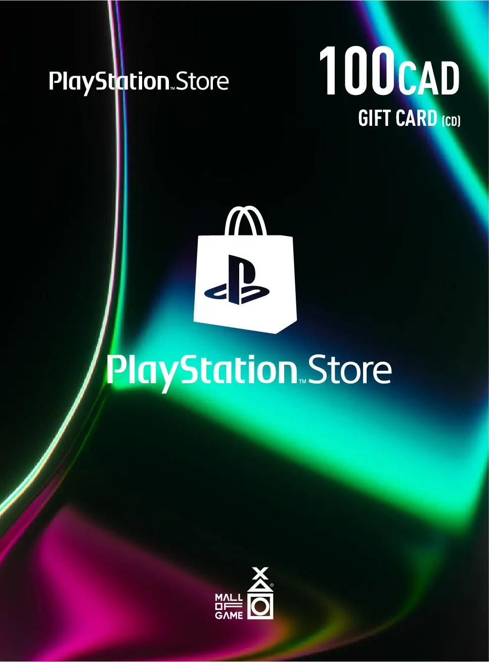 PlayStation™Store CAD100 Gift Cards (CA)